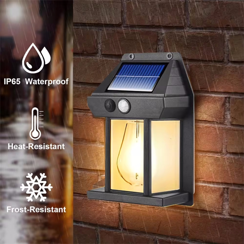 Solar Wall Sconce - Solar Wall Light Outdoor Waterproof Sunlight