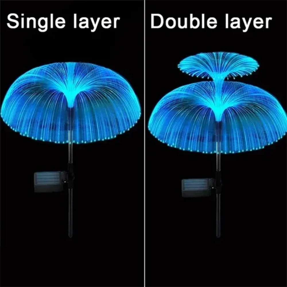 Outdoor Lighting Jellyfish - LED Solar Jellyfish Lights Color Changing