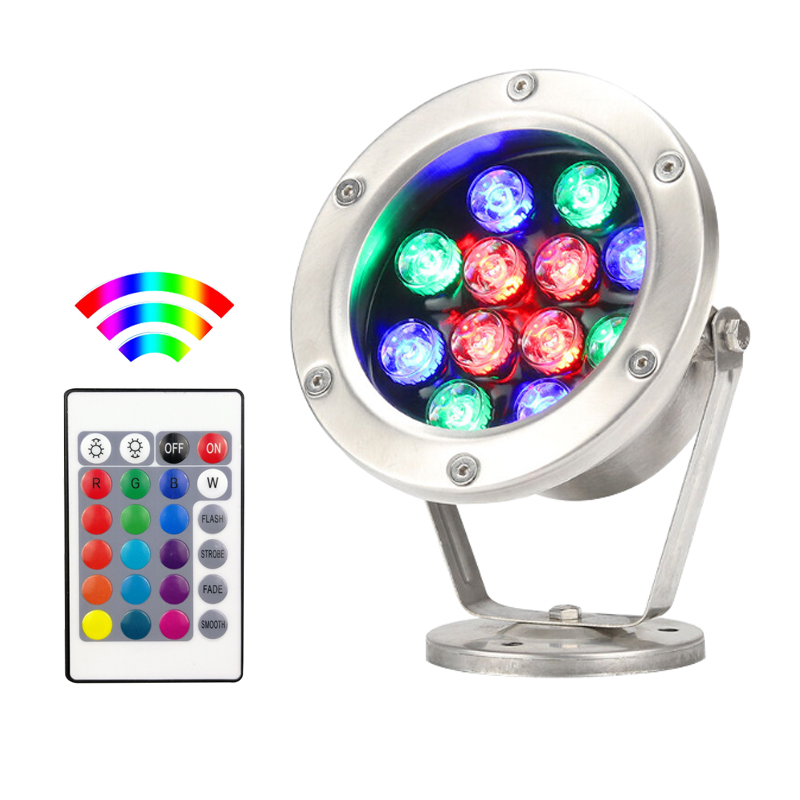 Pond Light Submersible - RGB Led Underwater 3W 9W 18W