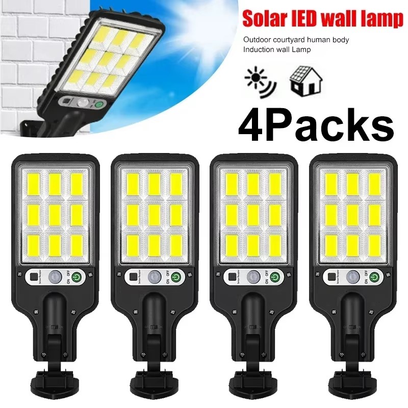 Solar Wall Sconce - Solar Street Lights Outdoor 108COB LED