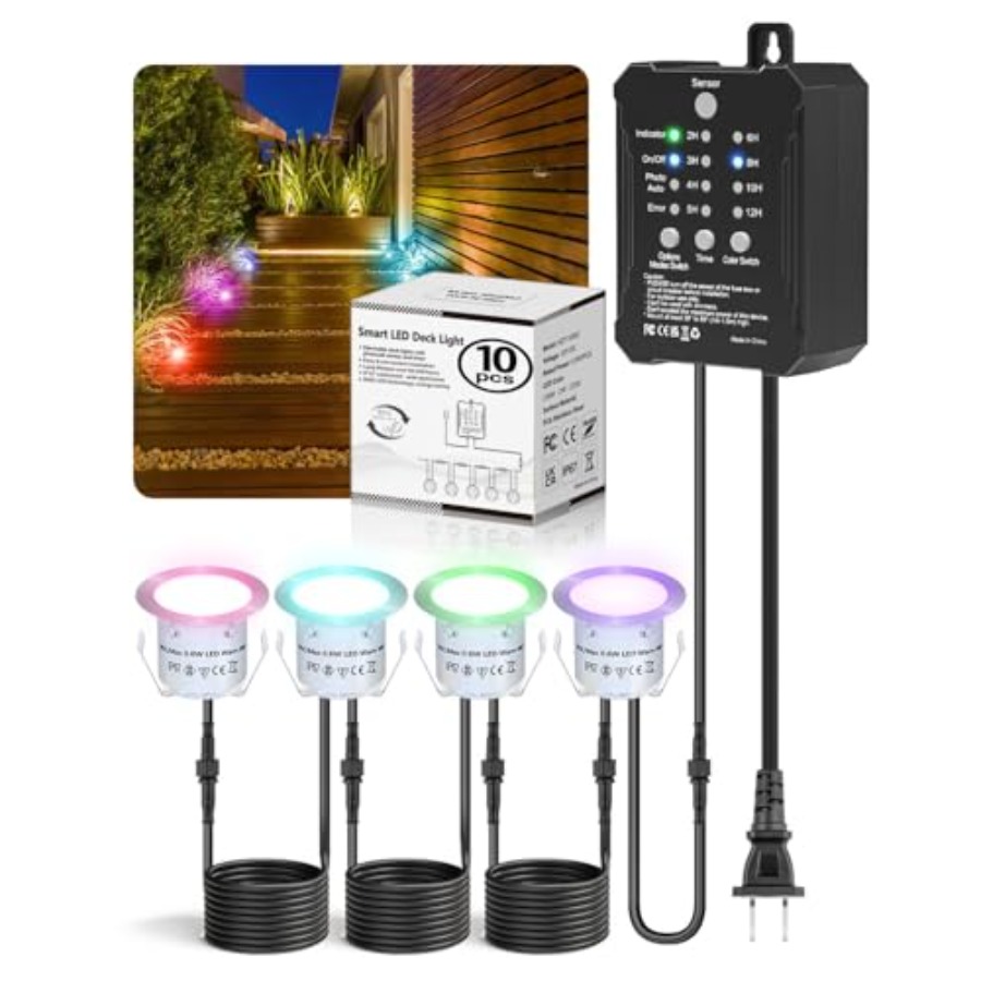 RGB Deck Lights Kit with Low V - Outdoor Lighting Kits Low Voltage review and price
