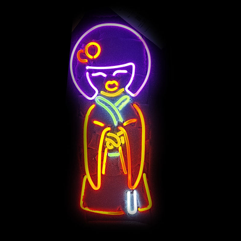 Neon Sign Japan Girl in kimono - Outdoor Lighting Japan review and price