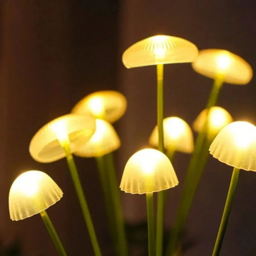 Color Changing Solar LED Mushr - Outdoor Lighting Jellyfish review and price