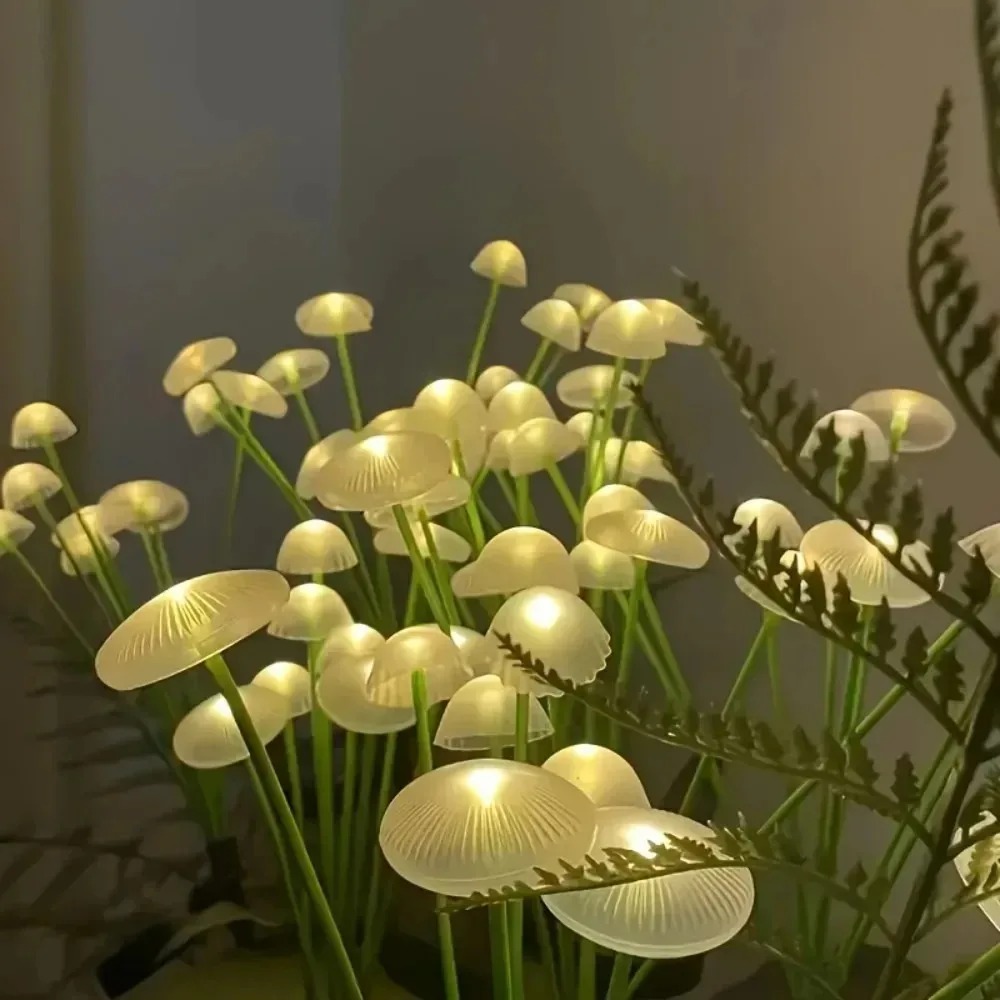 Color Changing Solar LED Mushr - Outdoor Lighting Jellyfish review and price