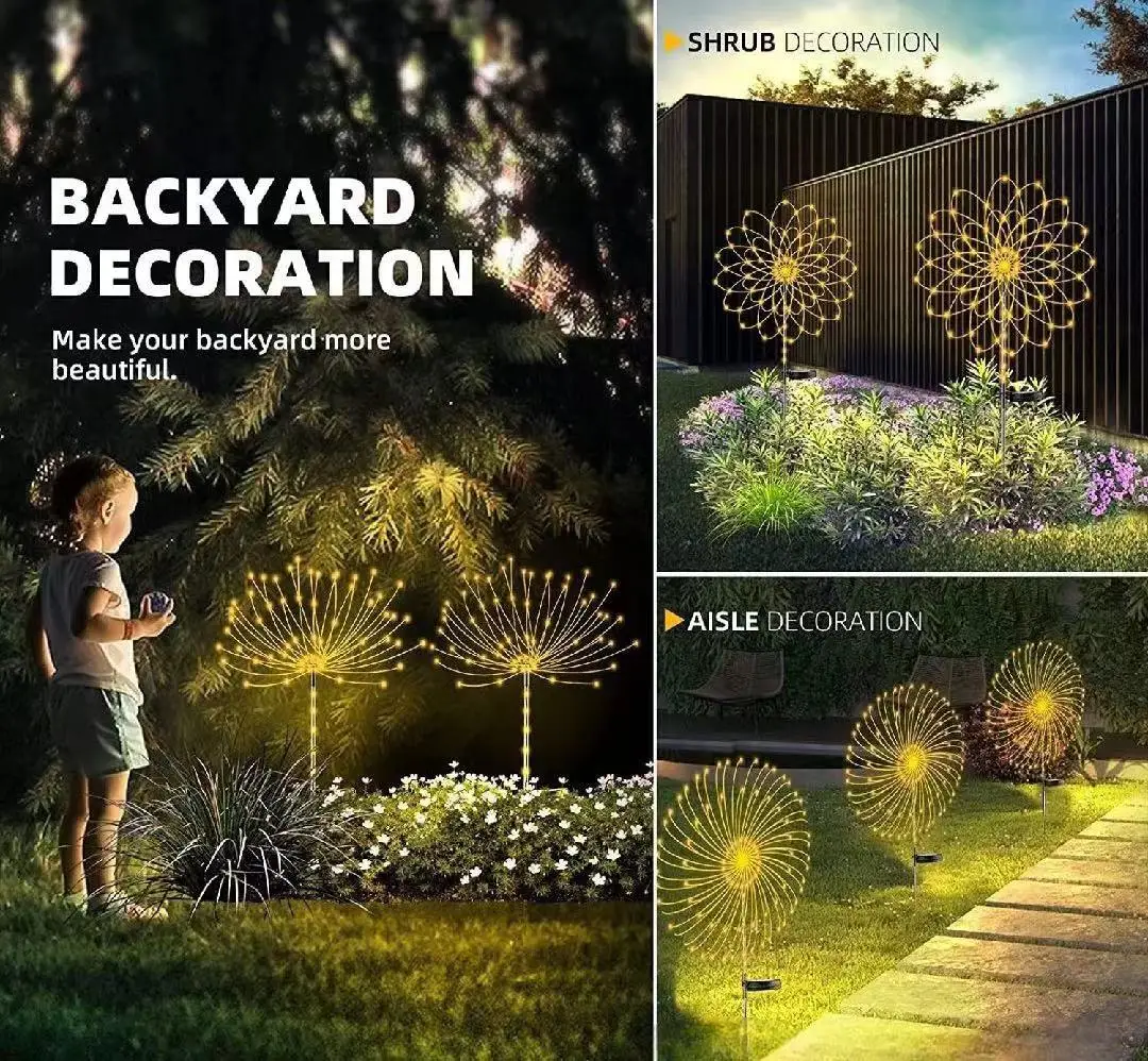 Solar Garden Lights 200LED Wat - Outdoor Lighting No Wiring review and price