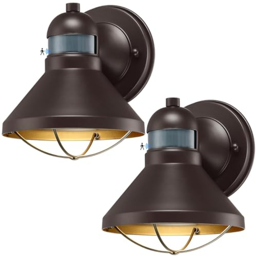 2 Pack Motion Sensor Outdoor L - Solar Wall Sconce review and price