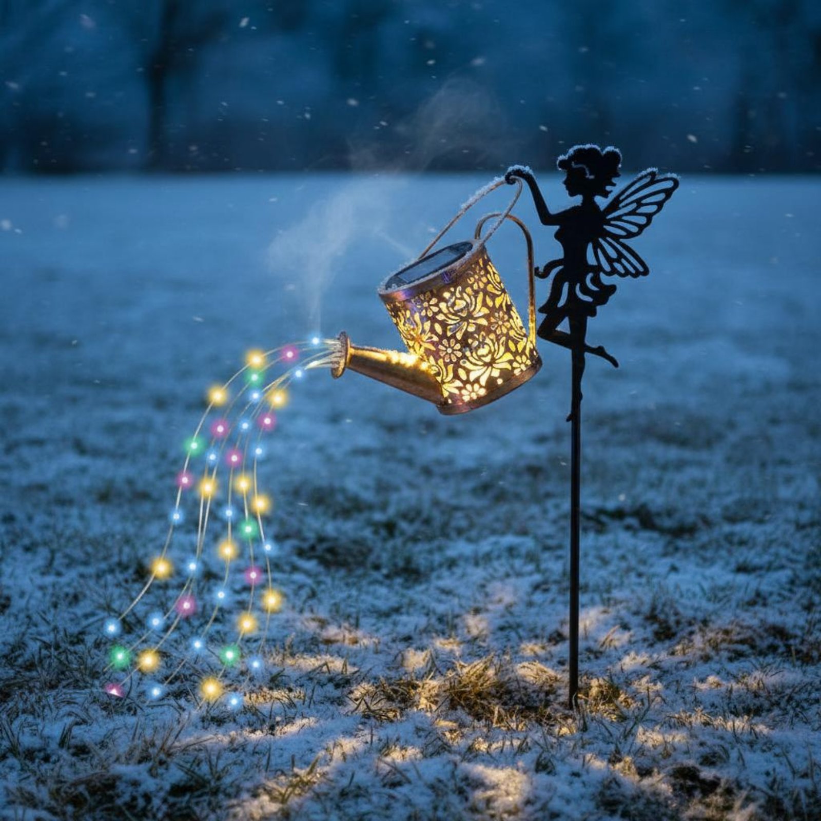 Solar Fairy Watering Can Light - Outdoor Lighting Patio review and price