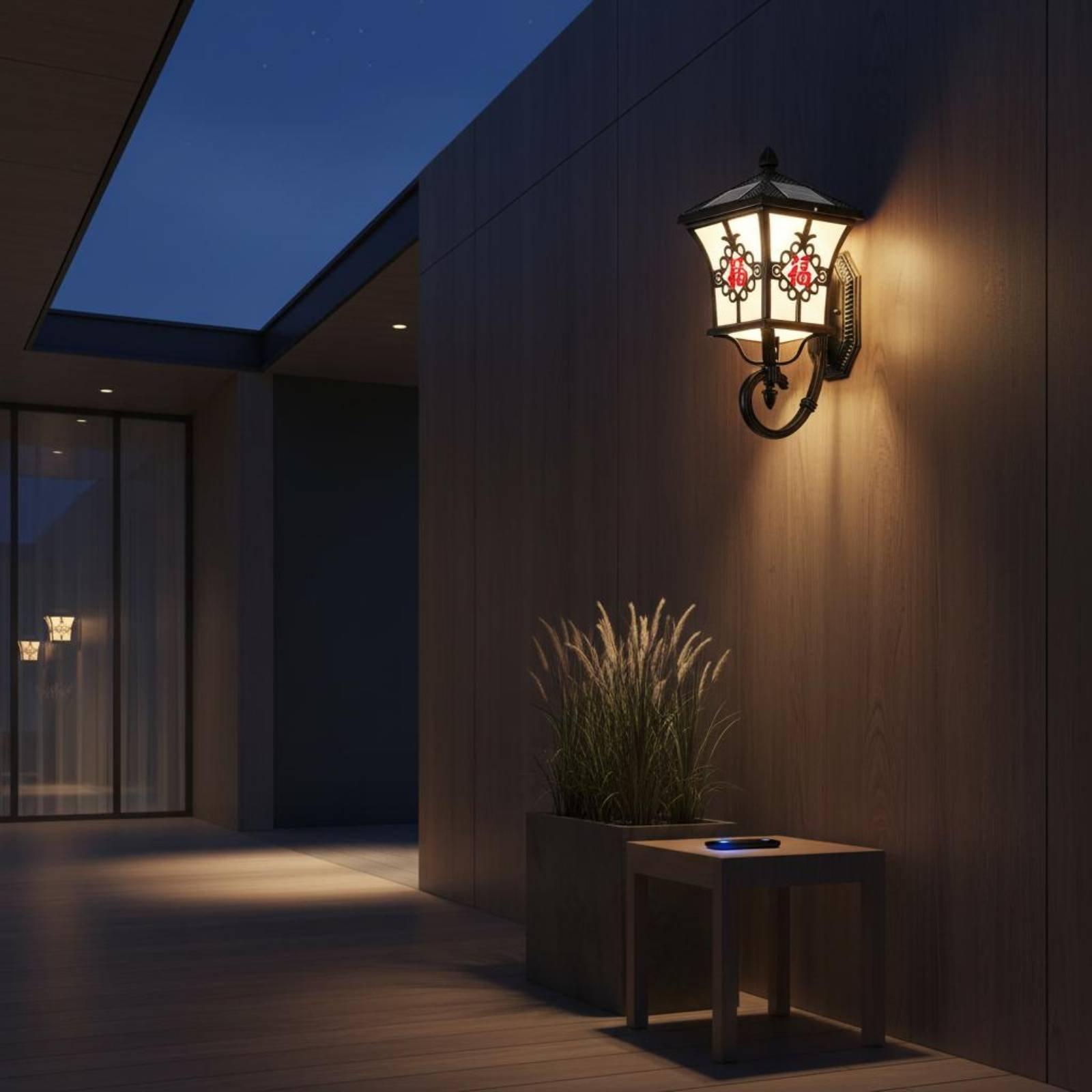 Solar Led Outdoor Wall Lamp El - Outdoor Lighting Patio review and price