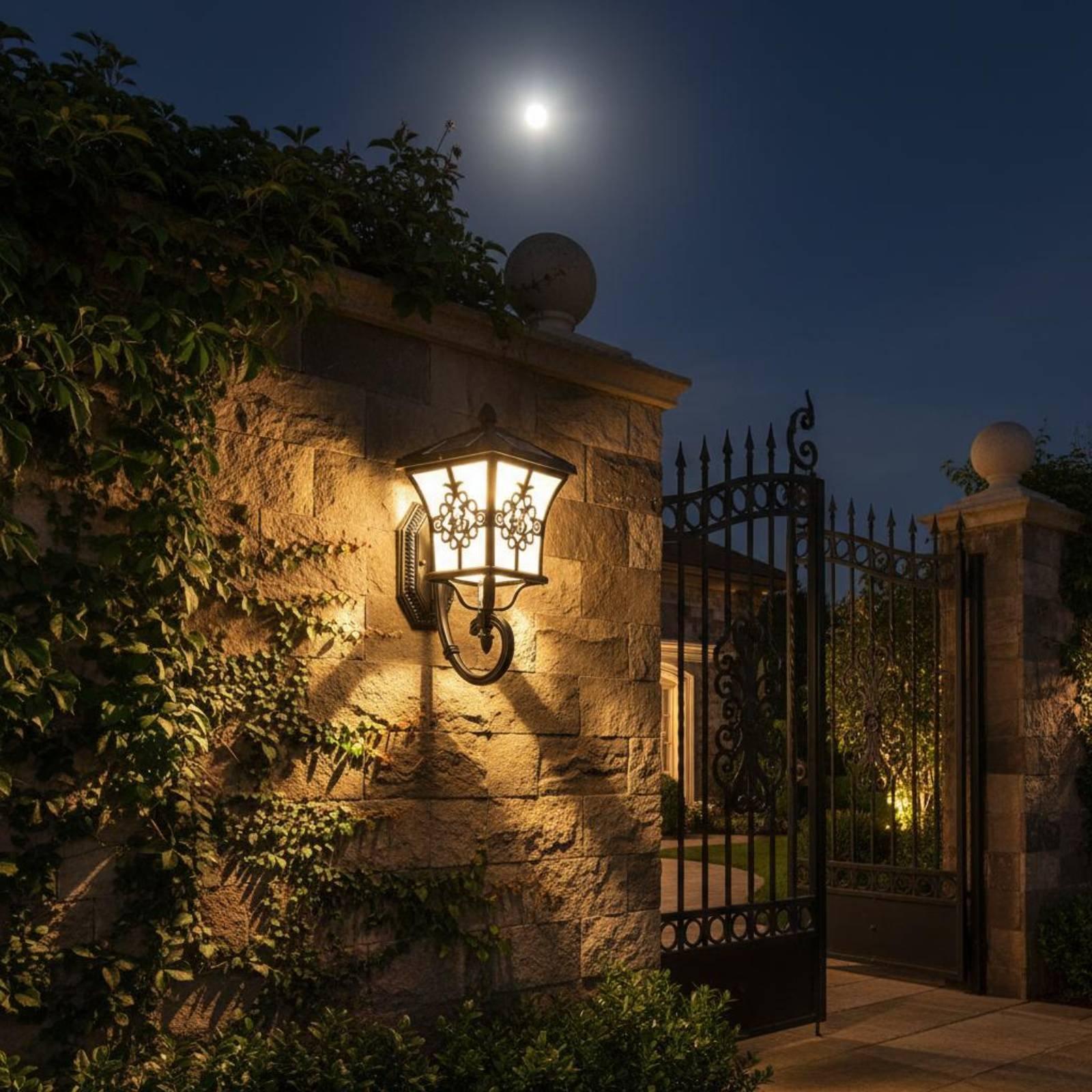 Solar Led Outdoor Wall Lamp El - Outdoor Lighting Patio review and price