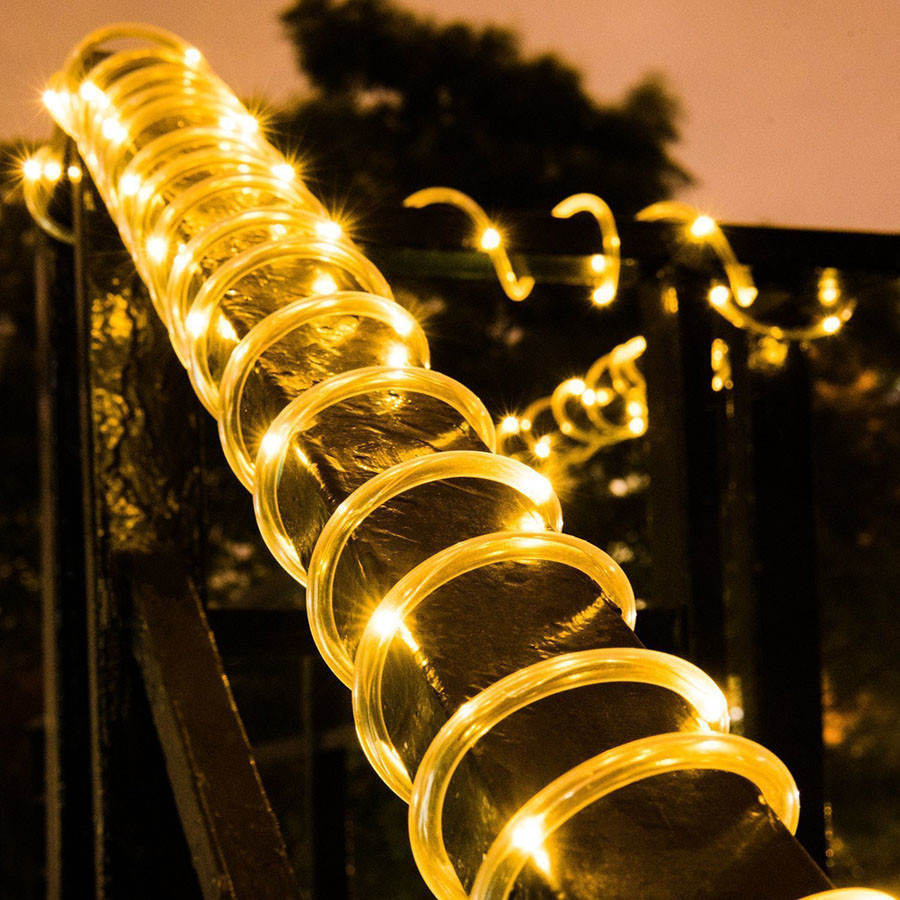 LED Outdoor Solar Rope Tube Fa - Outdoor Lighting Year Round review and price
