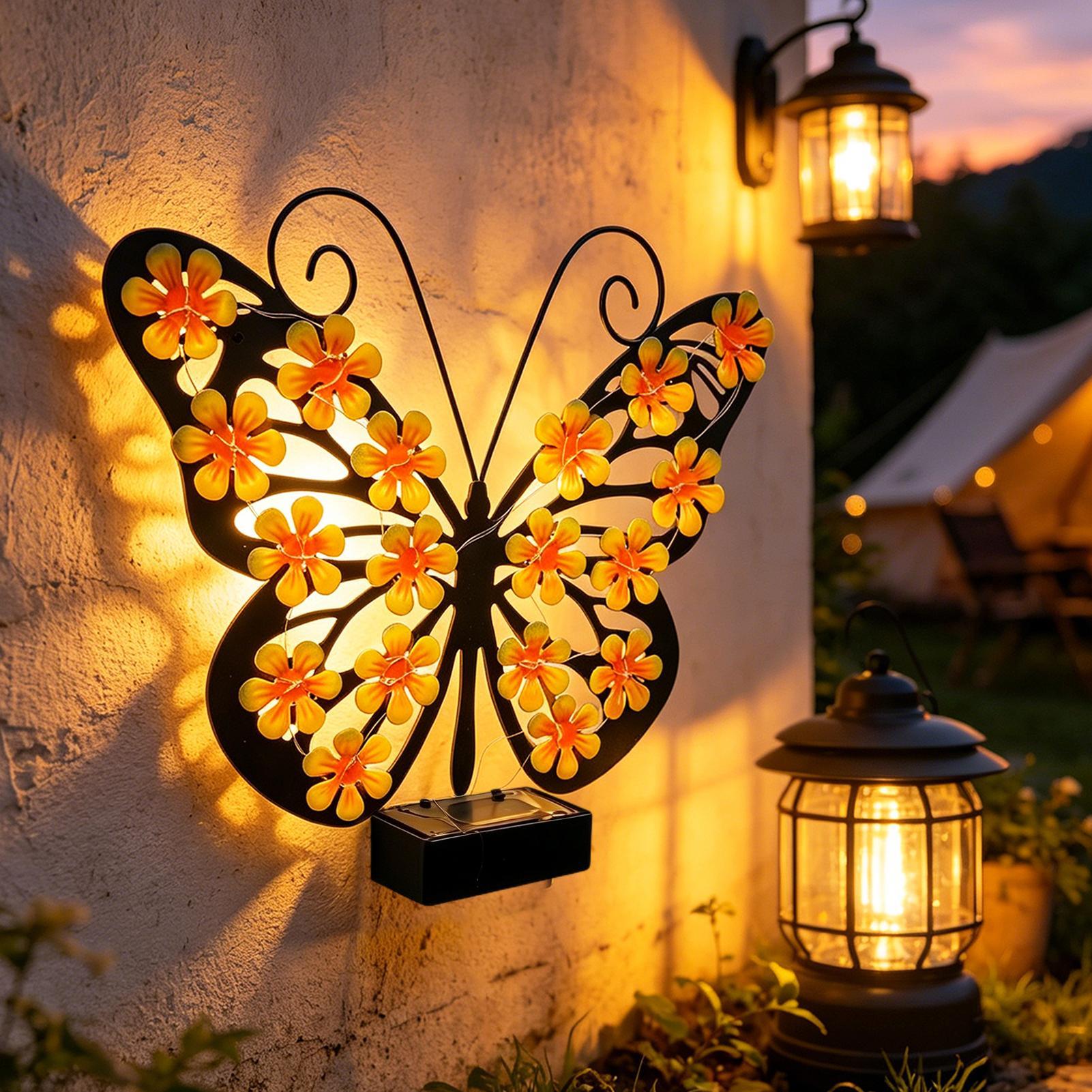 LED Solar Metal Wall Lights De - Solar Wall Sconce review and price