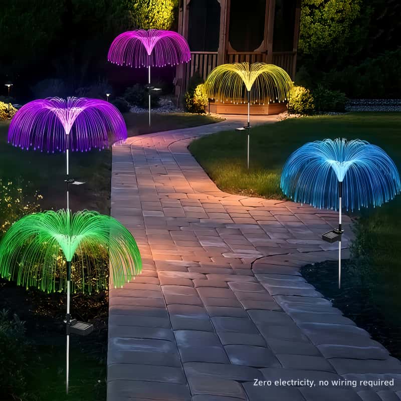 5 Pcs Solar Jellyfish LED Ligh - Outdoor Lighting Jellyfish review and price