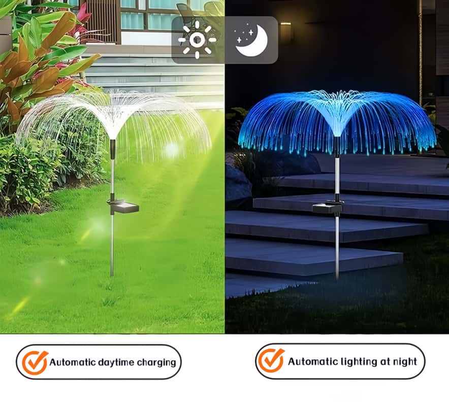 5 Pcs Solar Jellyfish LED Ligh - Outdoor Lighting Jellyfish review and price