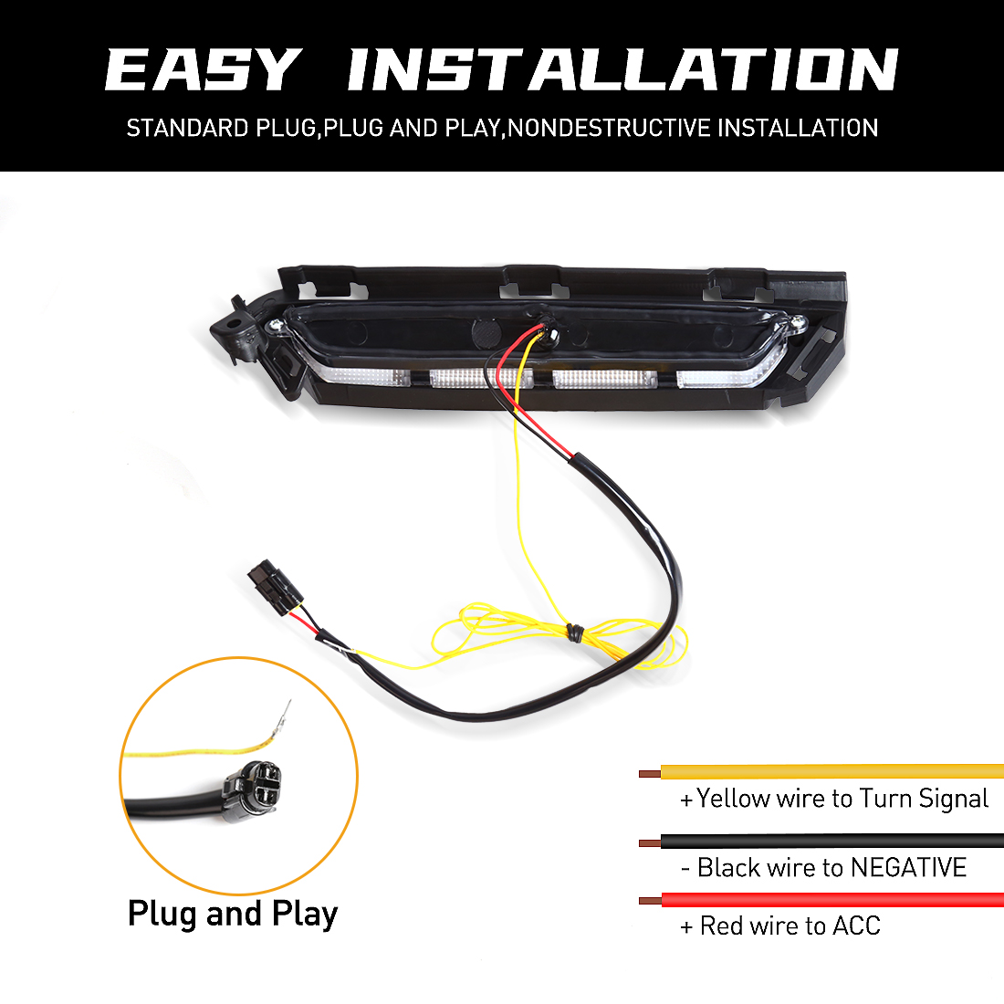 2Pcs LED Fog Lamp For Hyundai  - Outdoor Lighting Yellow review and price