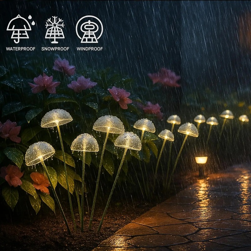 6LEDS Solar Mushroom Ambient L - Outdoor Lighting Jellyfish review and price