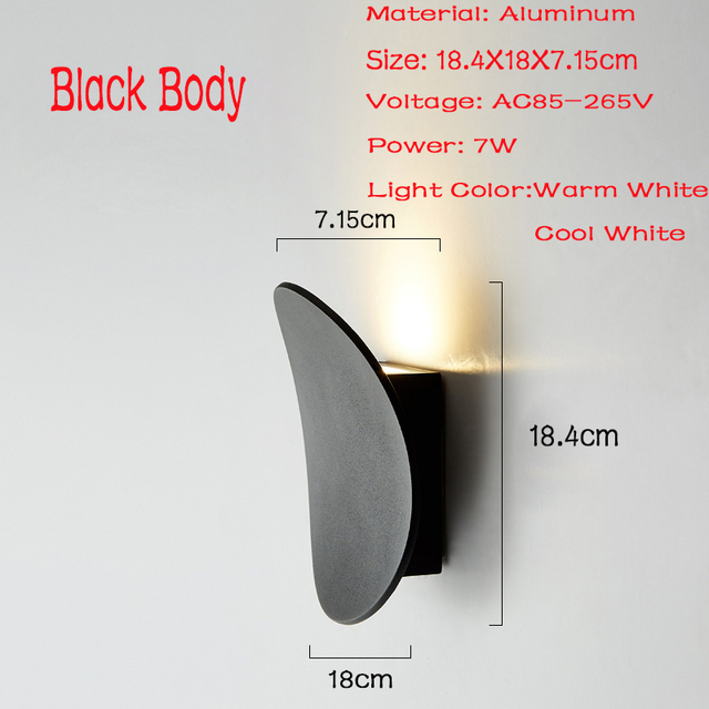 Modern LED Indoor Wall Lamp Al - Outdoor Lighting No Wiring review and price