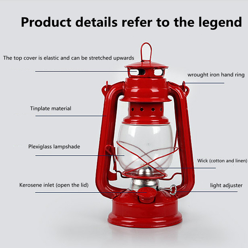 19cm Retro Outdoor Camping Lam - Outdoor Lighting Mediterranean Style review and price
