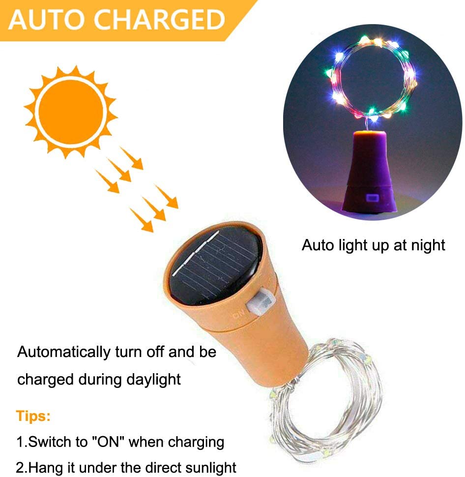 Solar Wine Bottle Led String F - Outdoor Lighting No Wiring review and price