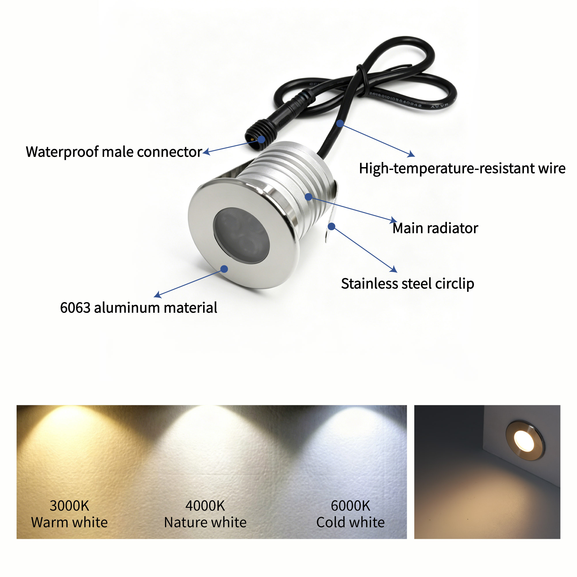 3W LED Pool Light Underwater L - Pond Light Submersible review and price