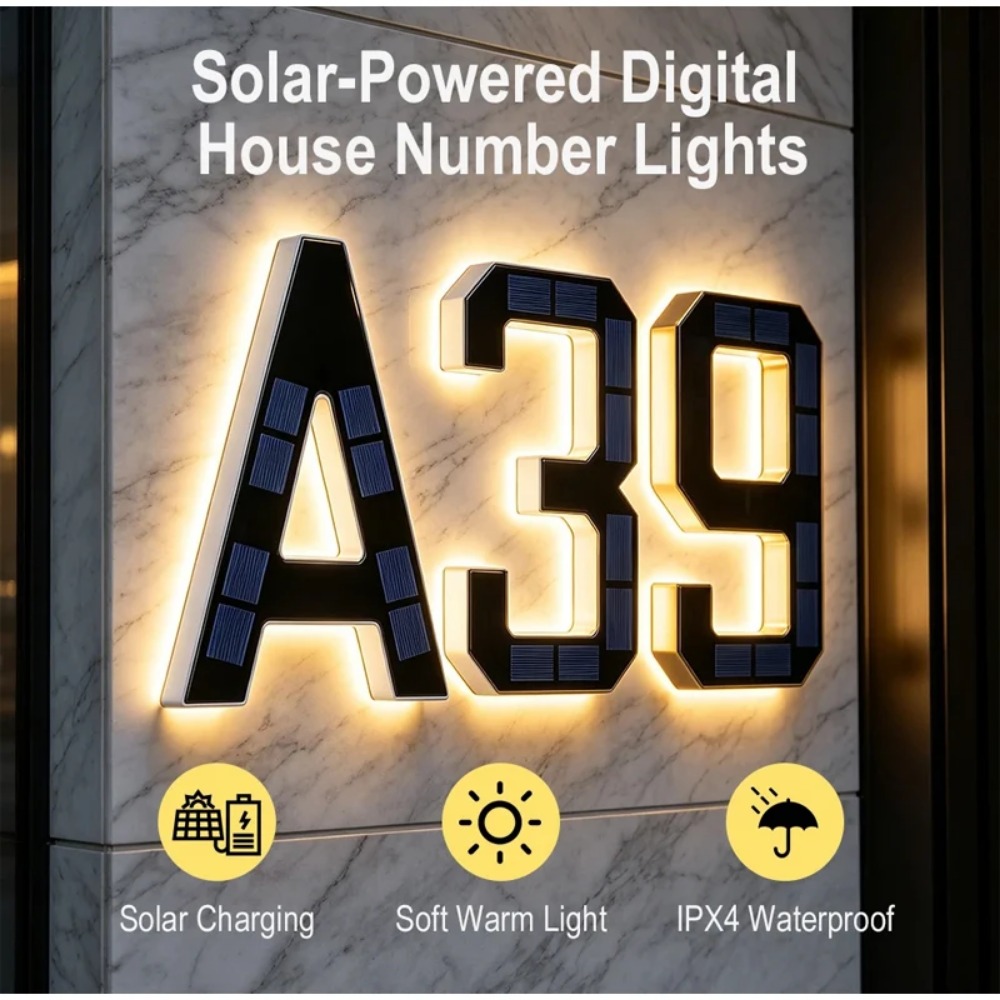 Waterproof Solar House Number  - Solar Wall Sconce review and price