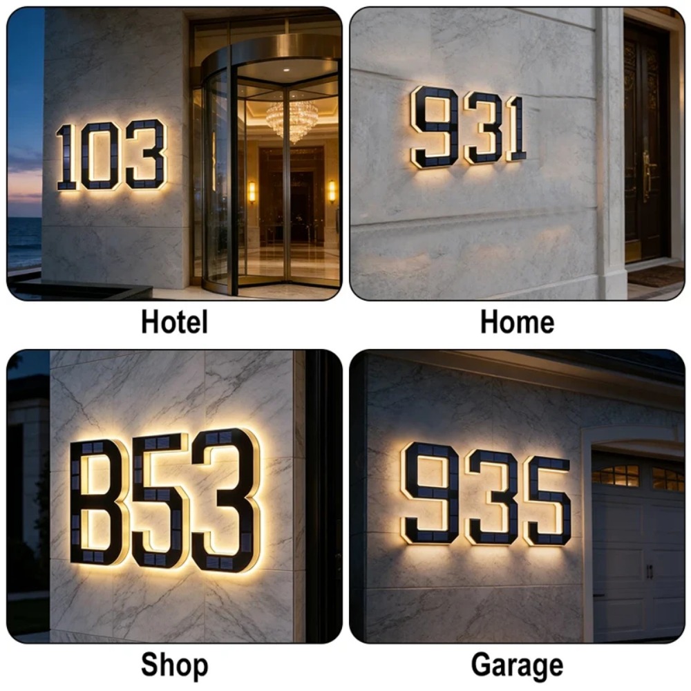 Waterproof Solar House Number  - Solar Wall Sconce review and price