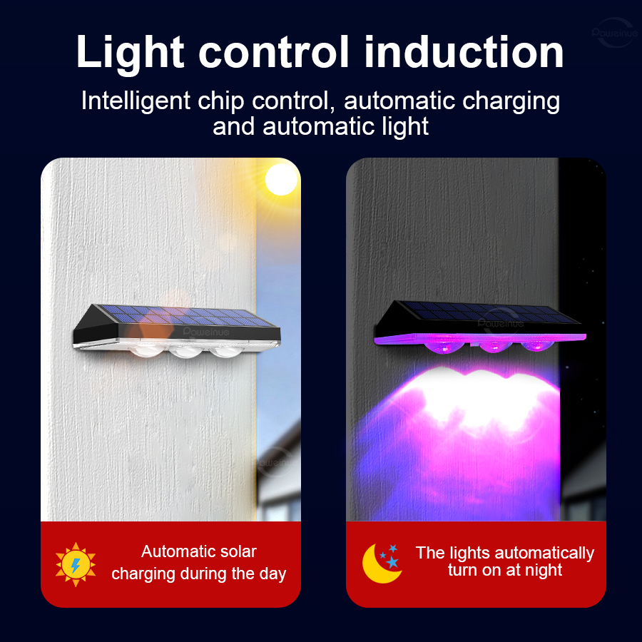 Super Bright Solar Lights RGB  - Solar Wall Sconce review and price