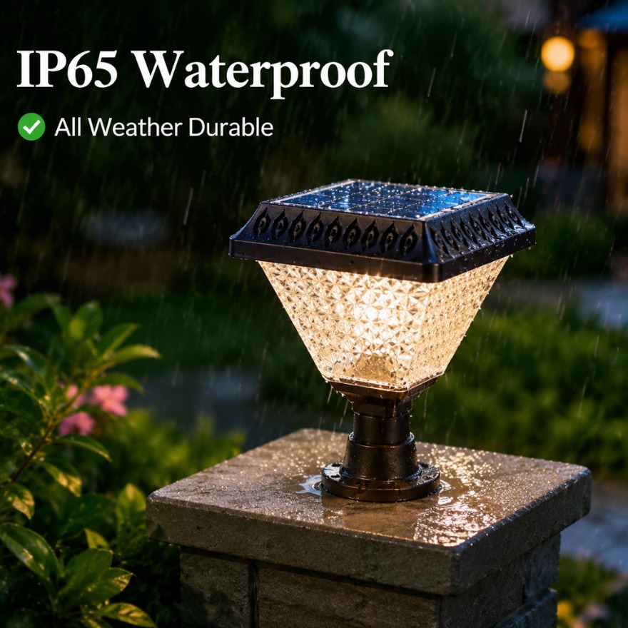 Outdoor Solar Post Light LED W - Dusk To Dawn Bulb review and price