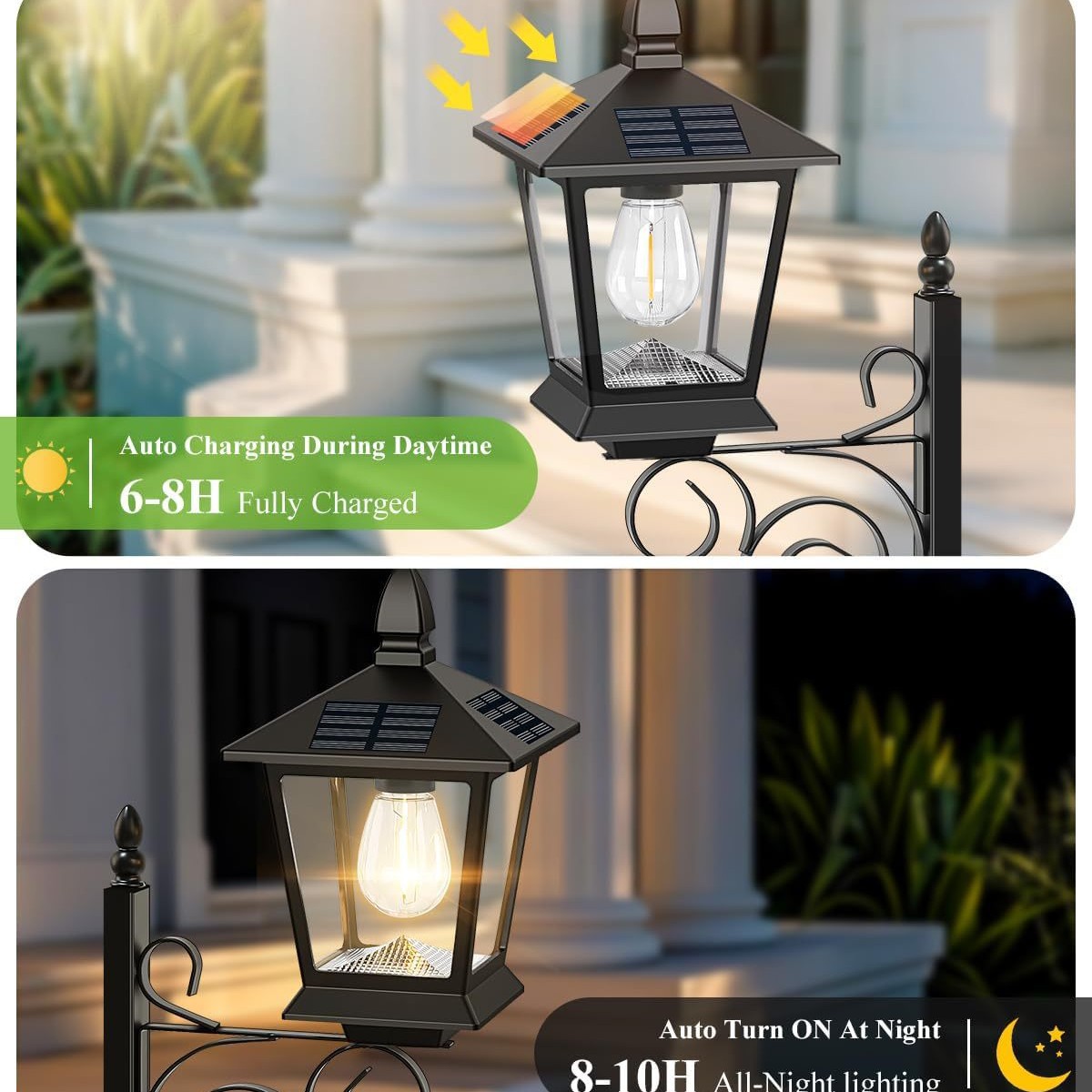 2 in 1 Solar Planter Lamp Wate - Outdoor Lighting Patio review and price