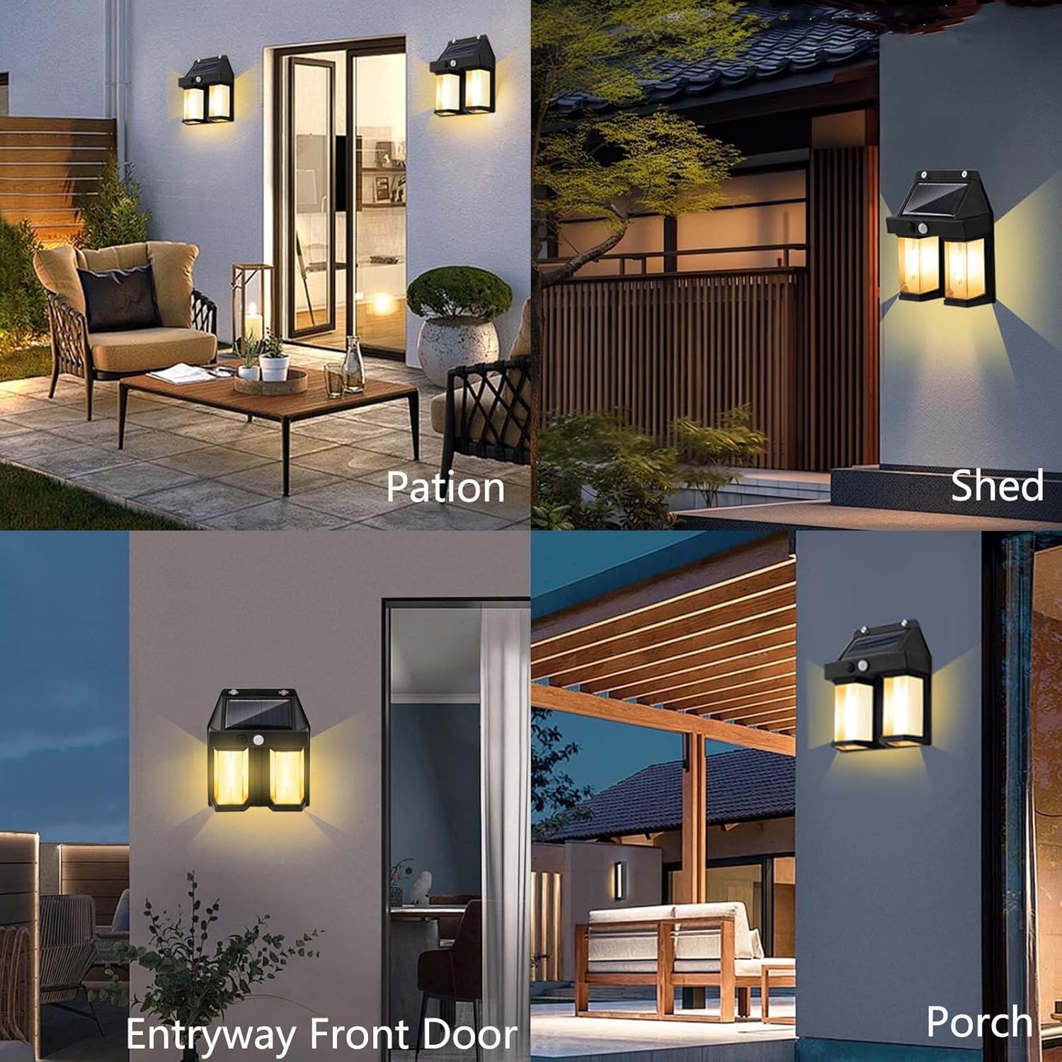 Solar Powered Wall Light Vinta - Solar Wall Sconce review and price