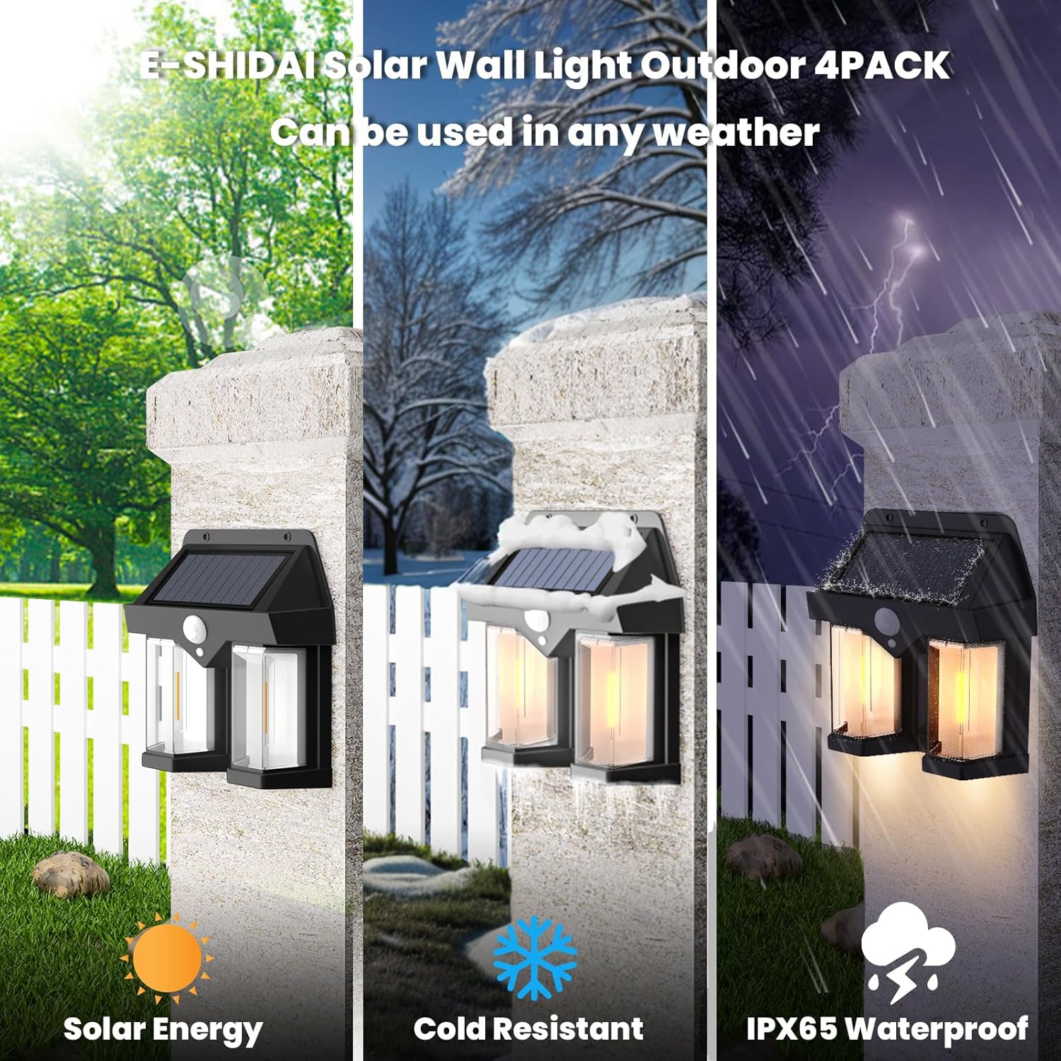 Solar Powered Wall Light Vinta - Solar Wall Sconce review and price