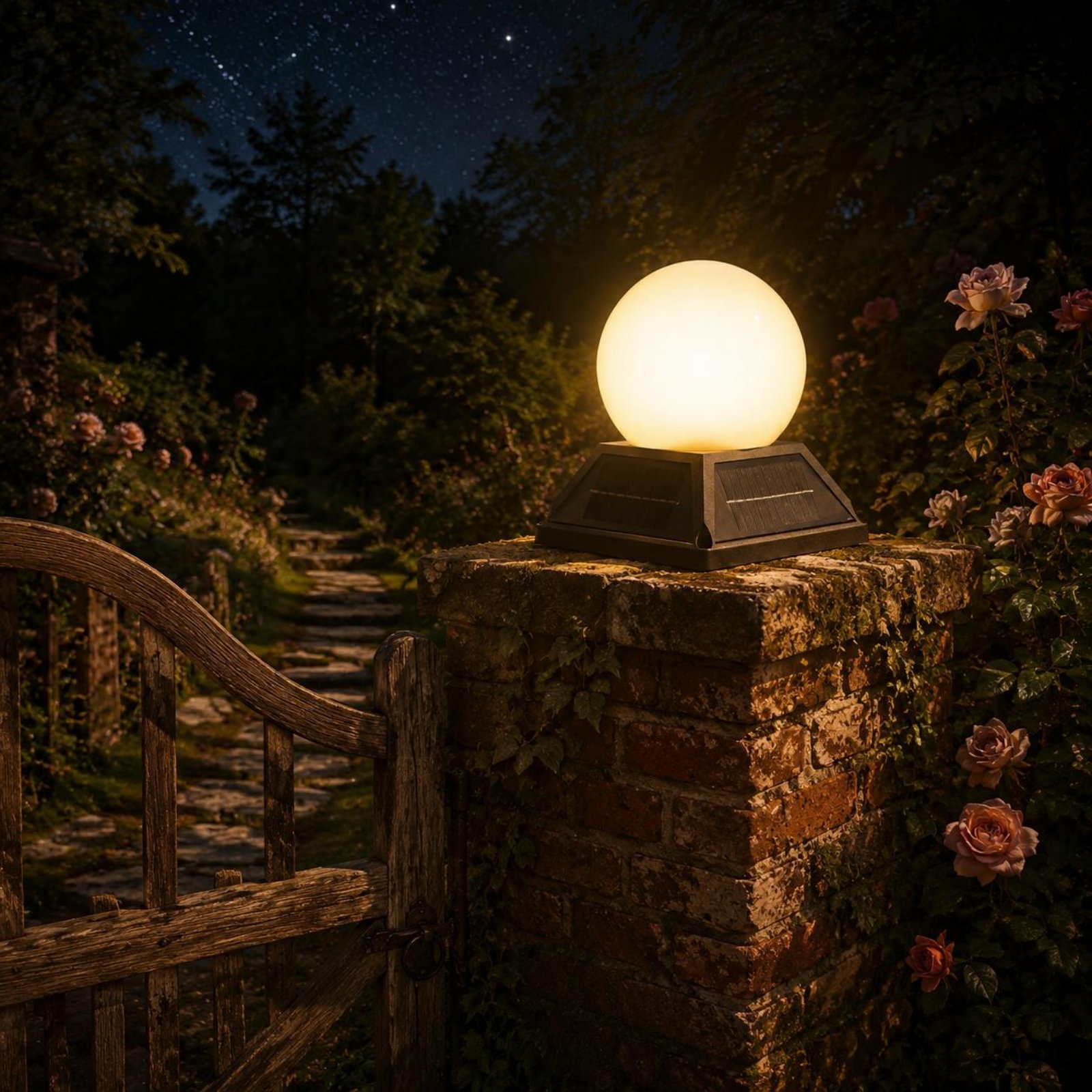 Solar Post Cap Light Wireless  - Outdoor Lighting Globes review and price