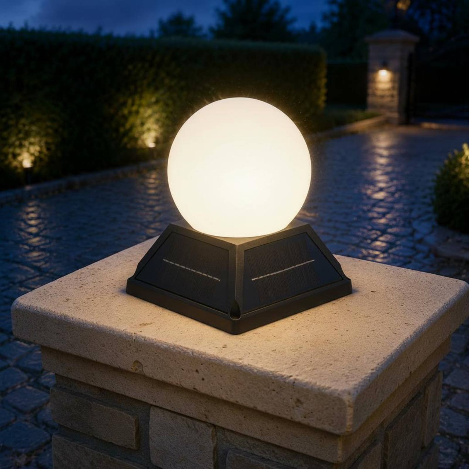 Solar Post Cap Light Wireless  - Outdoor Lighting Globes review and price