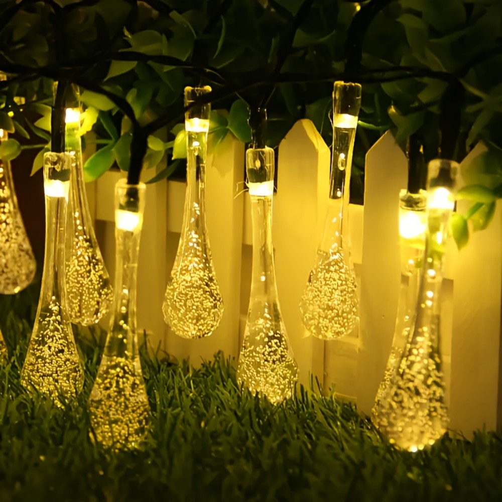 1pc Solar-Powered LED Teardrop - Solar Wall Sconce review and price