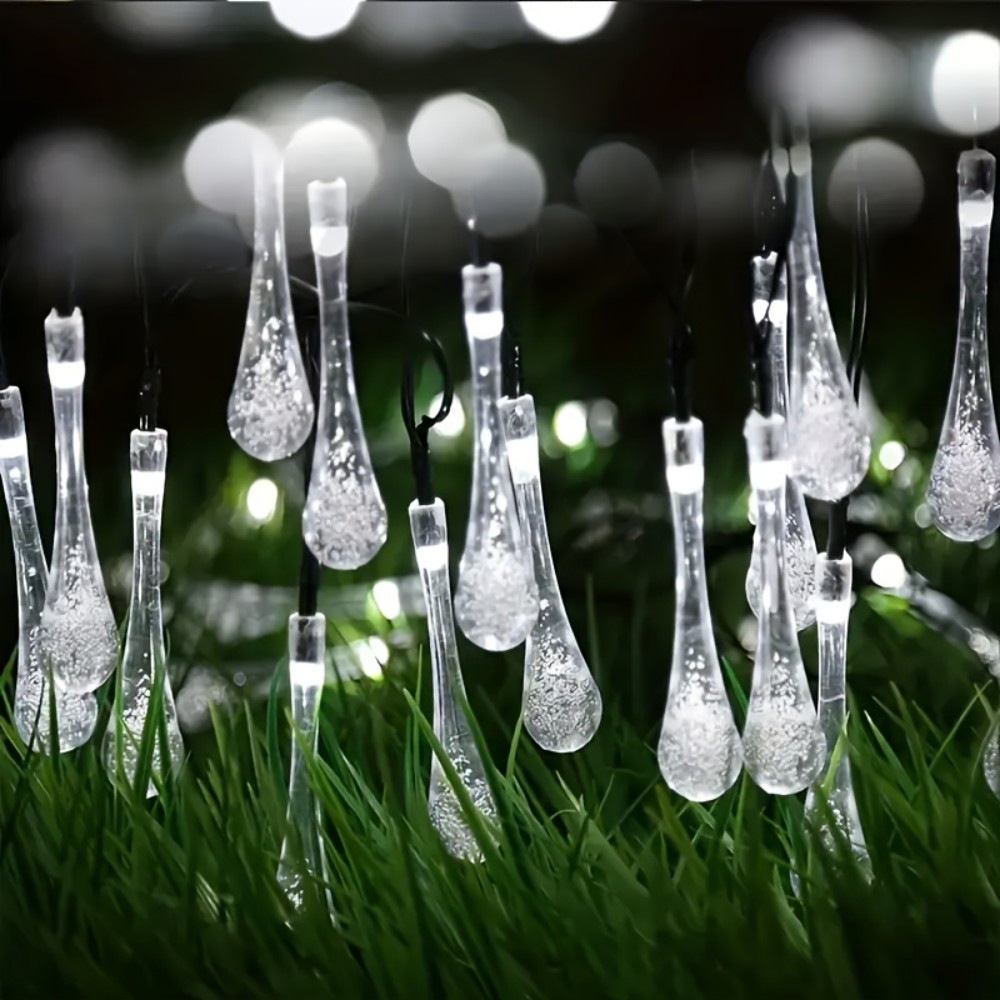 1pc Solar-Powered LED Teardrop - Solar Wall Sconce review and price