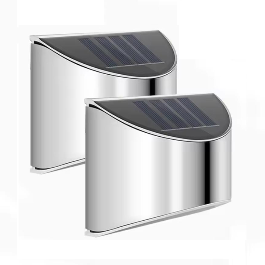 2Pcs Solar Garden Light Stainl - Solar Wall Sconce review and price