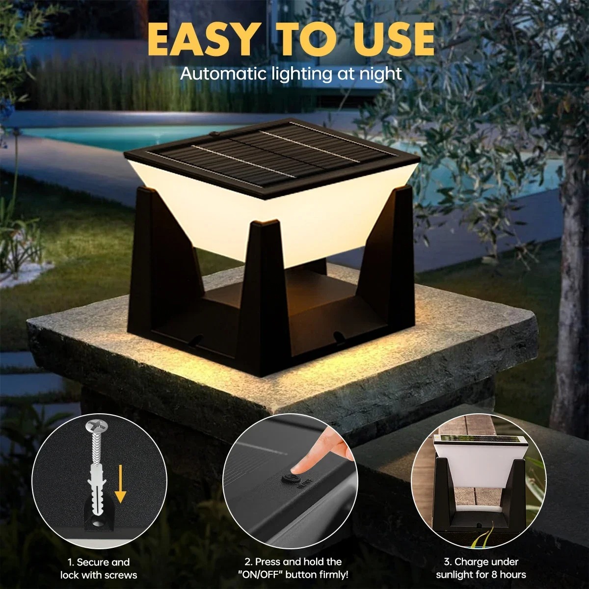 IP65 Waterproof LED Exterior W - Solar Wall Sconce review and price