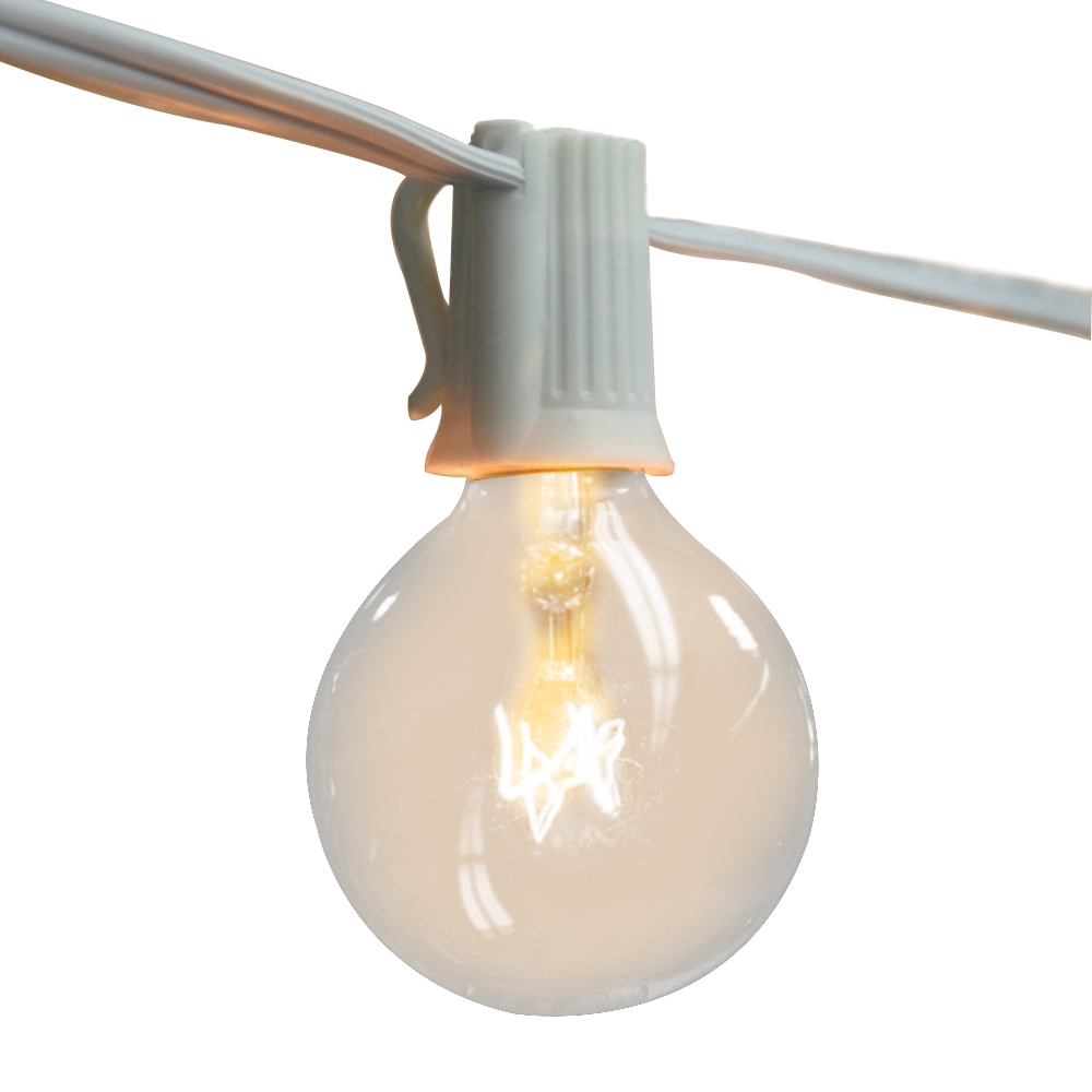 Vintage G40 Clear Bulb String  - Outdoor Lighting Globes review and price