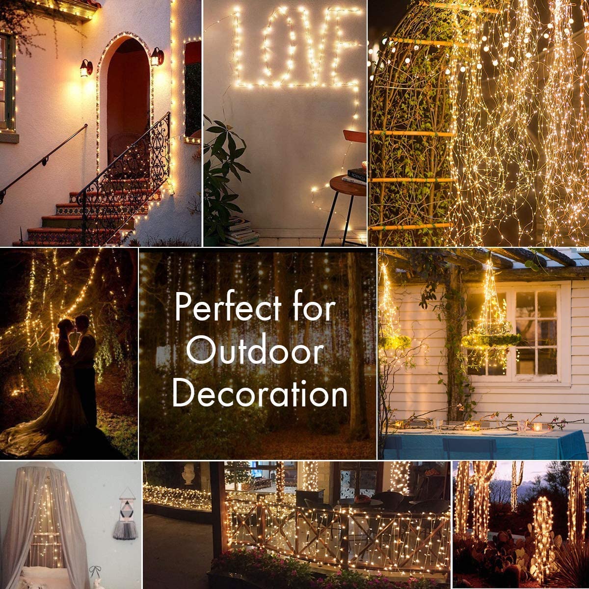 2 Pack Solar Fairy Lights 300L - Outdoor Lighting No Wiring review and price