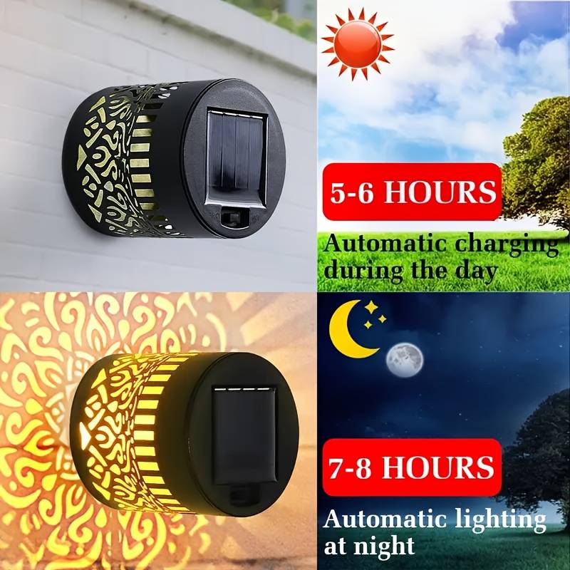 2-Pack Solar Garden Lights IP6 - Outdoor Lighting Yellow review and price