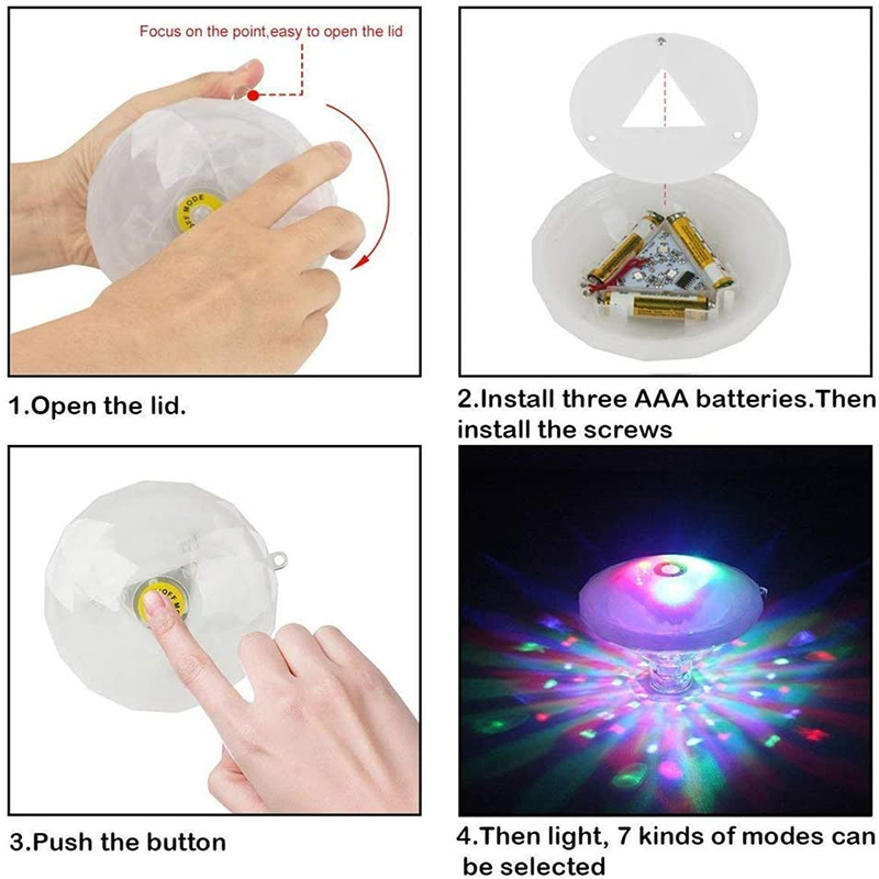 Floating Underwater Light RGB  - Pond Light Submersible review and price