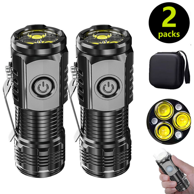 Mini 3LED Flashlight With Pen  - Outdoor Lighting Beacon review and price