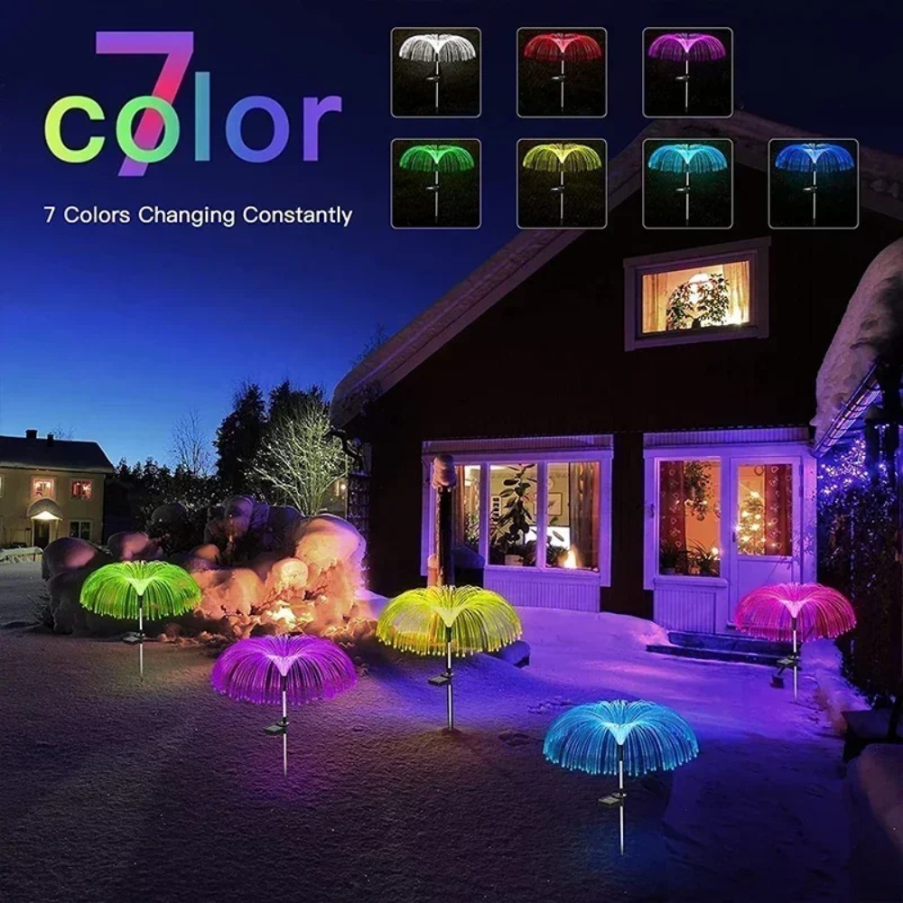 Solar Garden Jellyfish Lights  - Outdoor Lighting Jellyfish review and price