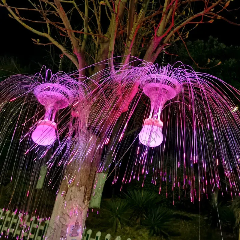 Double-layer Fiber Optic Jelly - Outdoor Lighting Jellyfish review and price