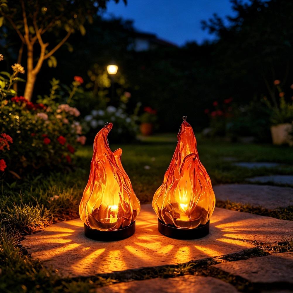 Solar Flame Hanging Lantern Li - Outdoor Lighting Patio review and price