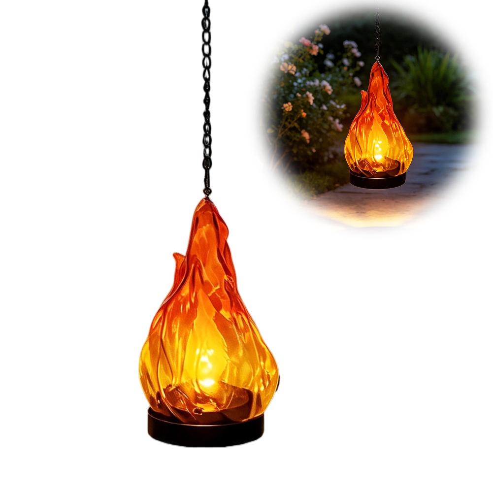 Solar Flame Hanging Lantern Li - Outdoor Lighting Patio review and price