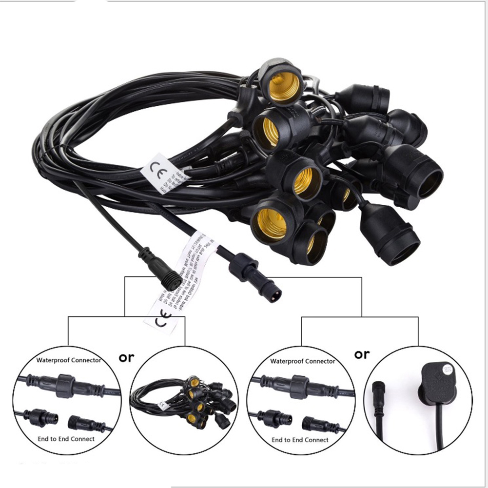 10/20/30m E27 Commercial Grade - Outdoor Lighting No Wiring review and price