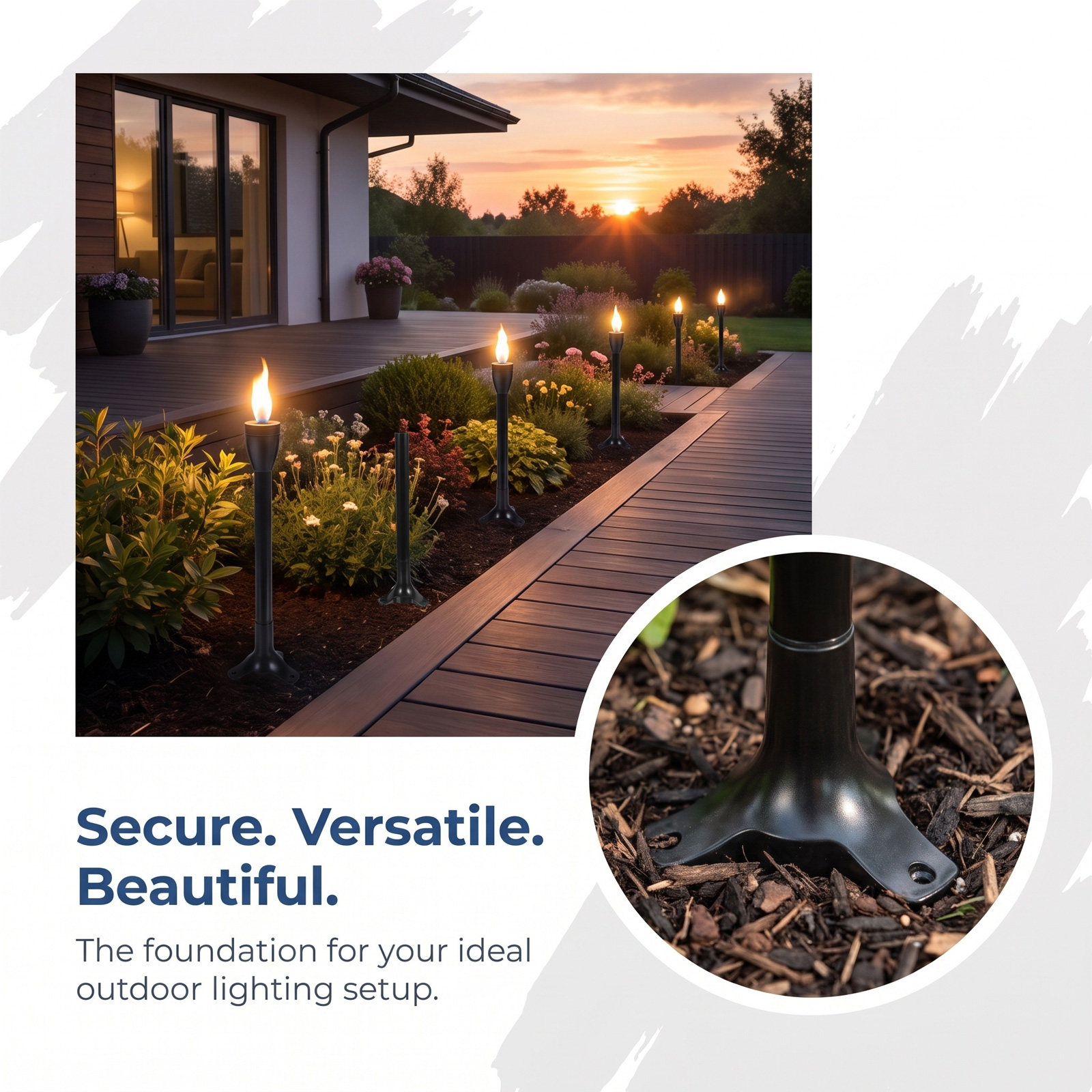6Set Garden Torch Stake Replac - Outdoor Lighting Patio review and price