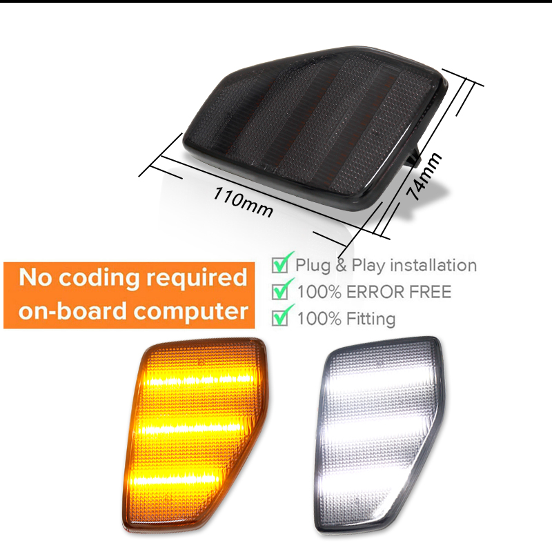 iJDM Car Amber Triple-Row LED  - Outdoor Lighting Yellow review and price